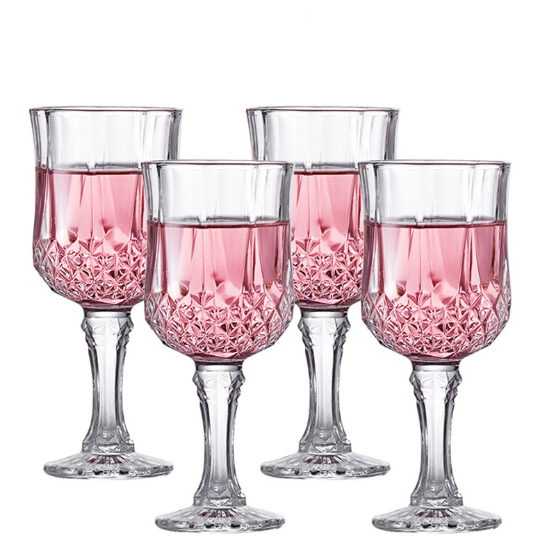 Crystal Wine Glass - 4 шт./набор, прозрачные бокалы для красного