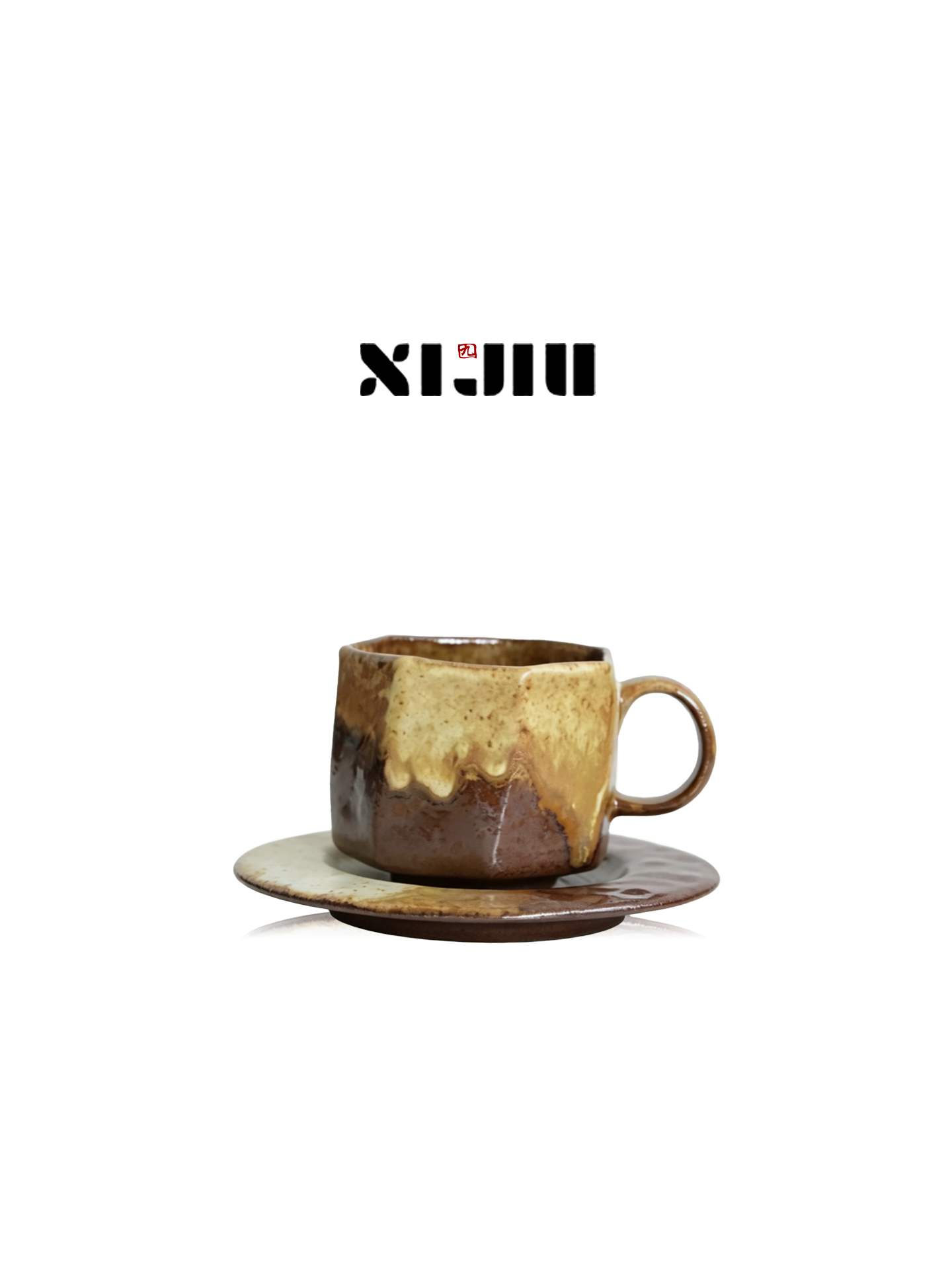 Handmade Ceramic Mug - Керамическая кружка ручной работы в японском