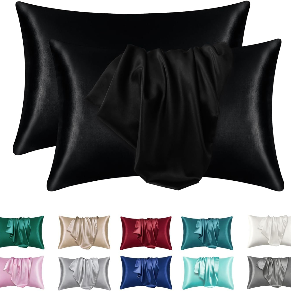 Silk Pillowcase Set - 1/2 шт. Наволочка из атласного шелка