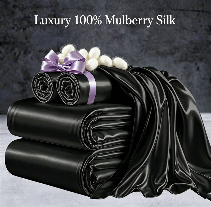 Silk Pillowcase Set - Комплект постельного белья из 100% натурального