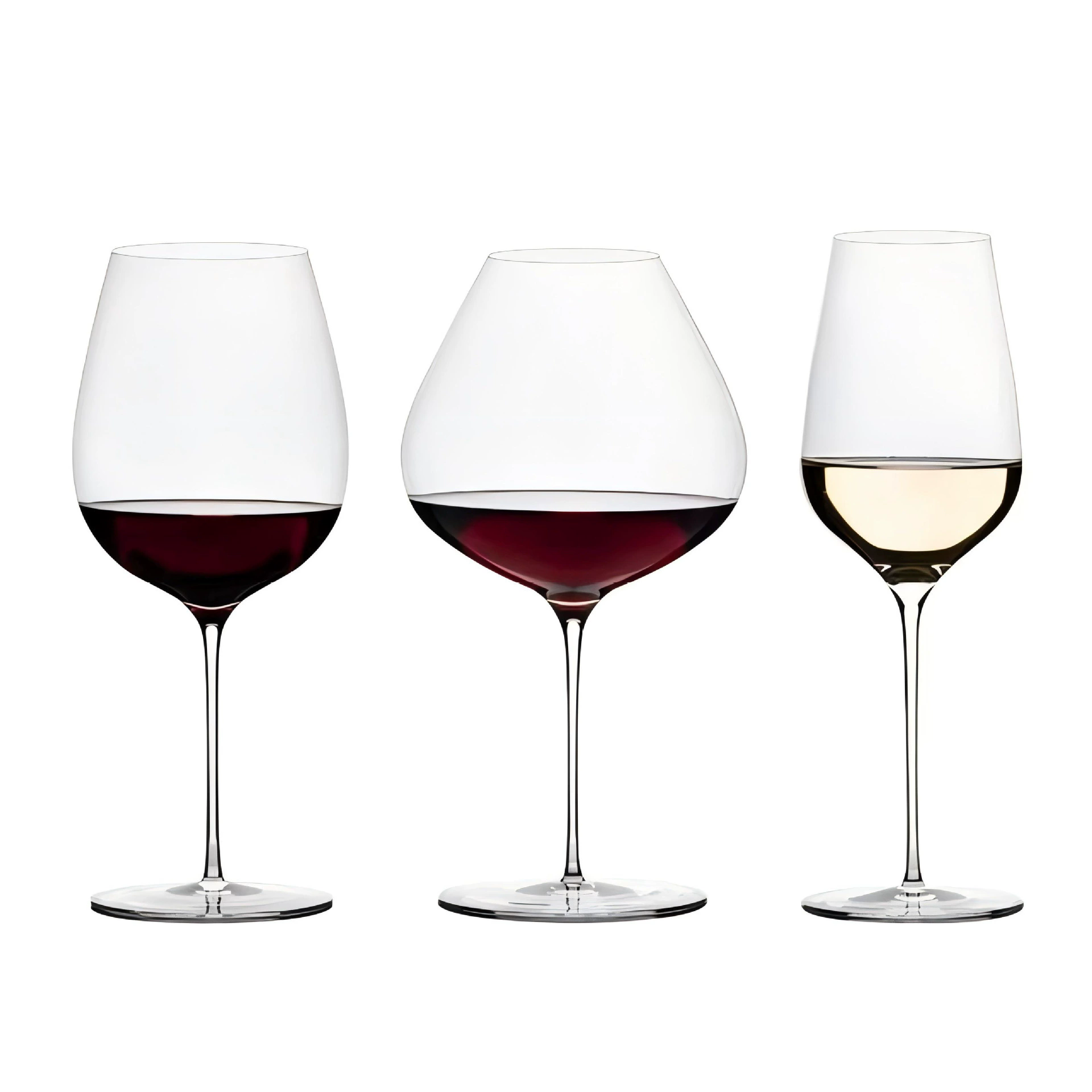 Crystal Wine Glass - 1 шт. Бордовый бокал для вина