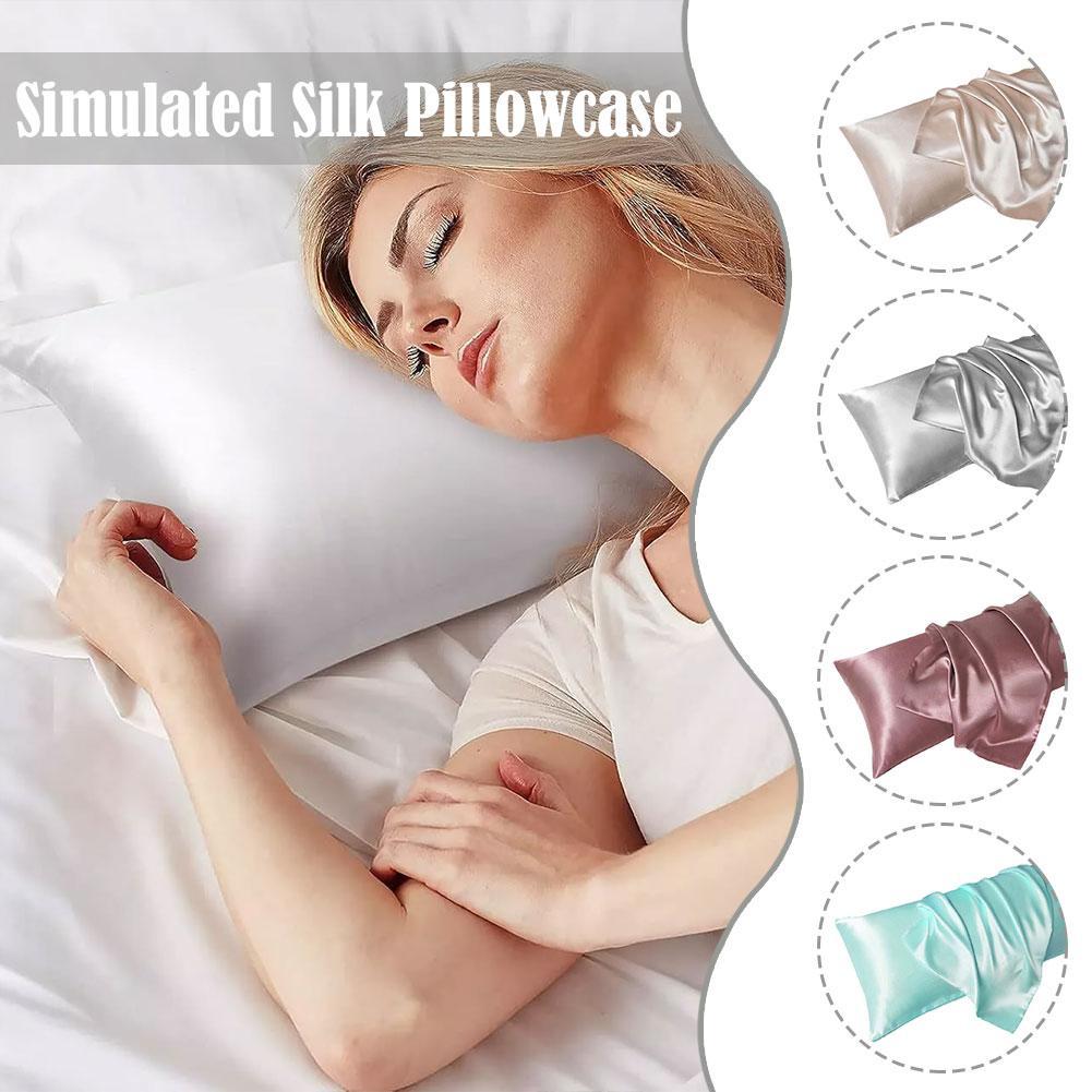Silk Pillowcase Set - Роскошная атласная наволочка для кожи волос,