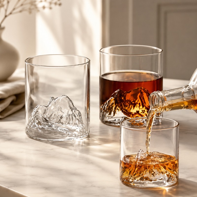 Crystal Wine Glass - Стакан для виски Guanshan Glacier Mountain