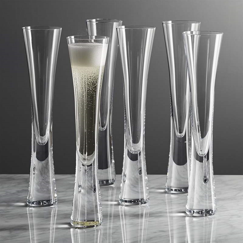 Безручные бокалы для шампанско – обзор и цена Crystal Wine Glass