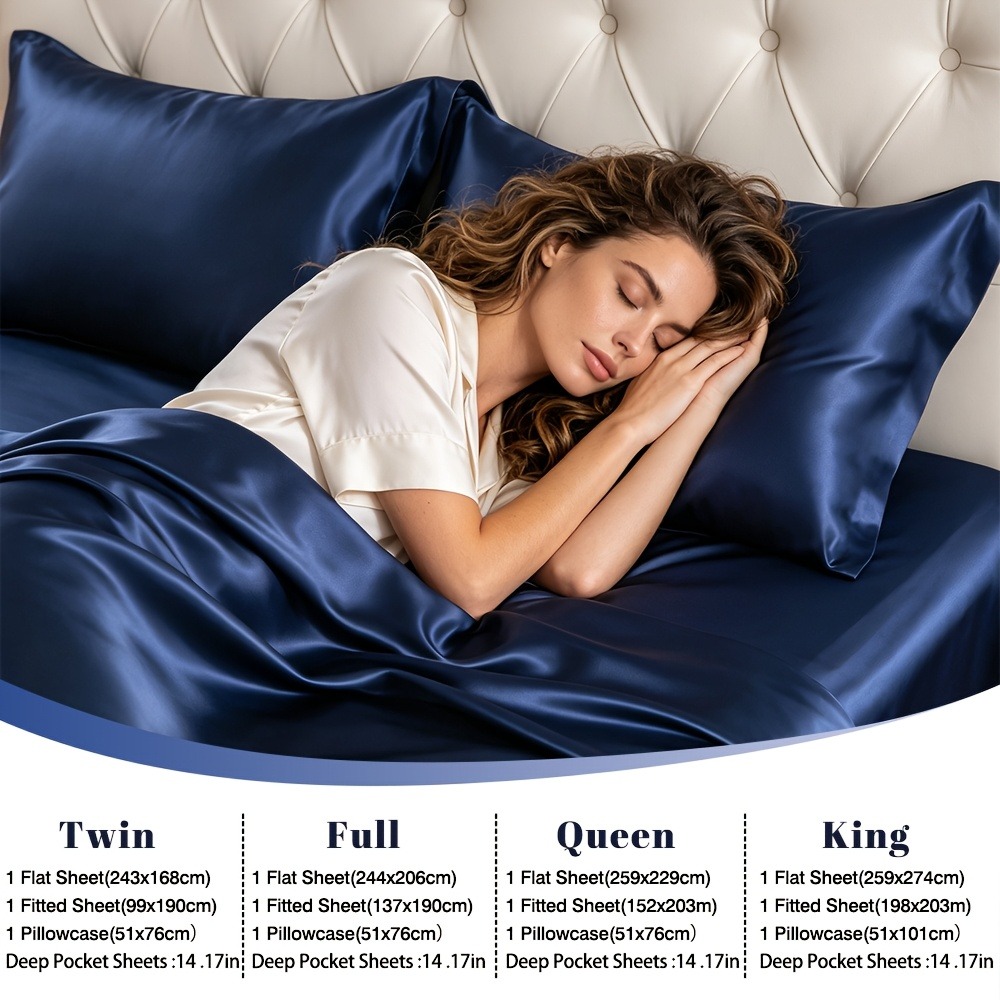 Премиум-комплект из 4 предмето – обзор и цена Silk Pillowcase Set