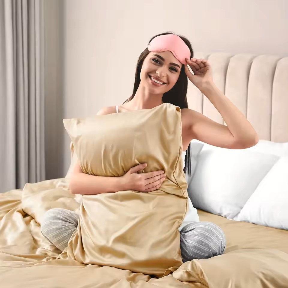 1 шт. атласная наволочка для в – обзор и цена Silk Pillowcase Set