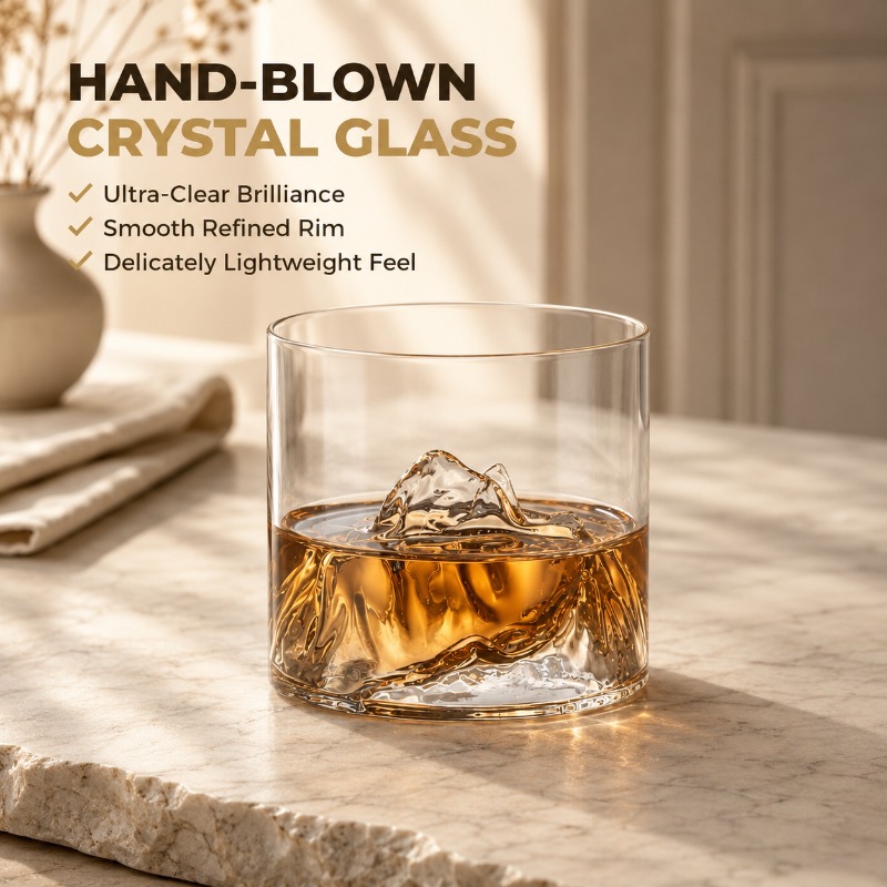 Стакан для виски Guanshan Glac – обзор и цена Crystal Wine Glass